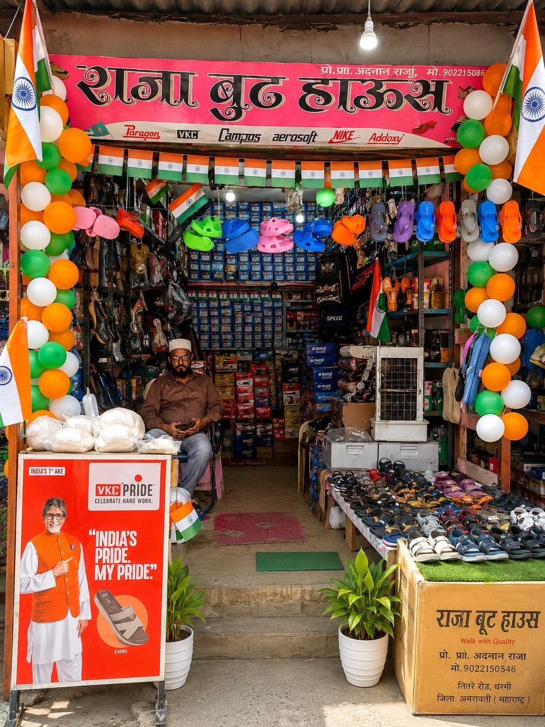 Raja Boot House shop front