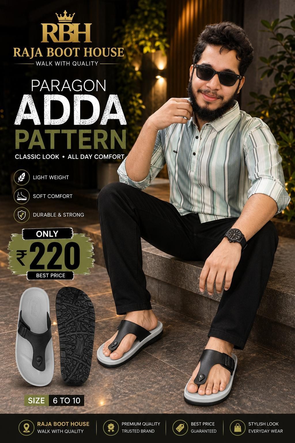 Raja Boot House offer poster