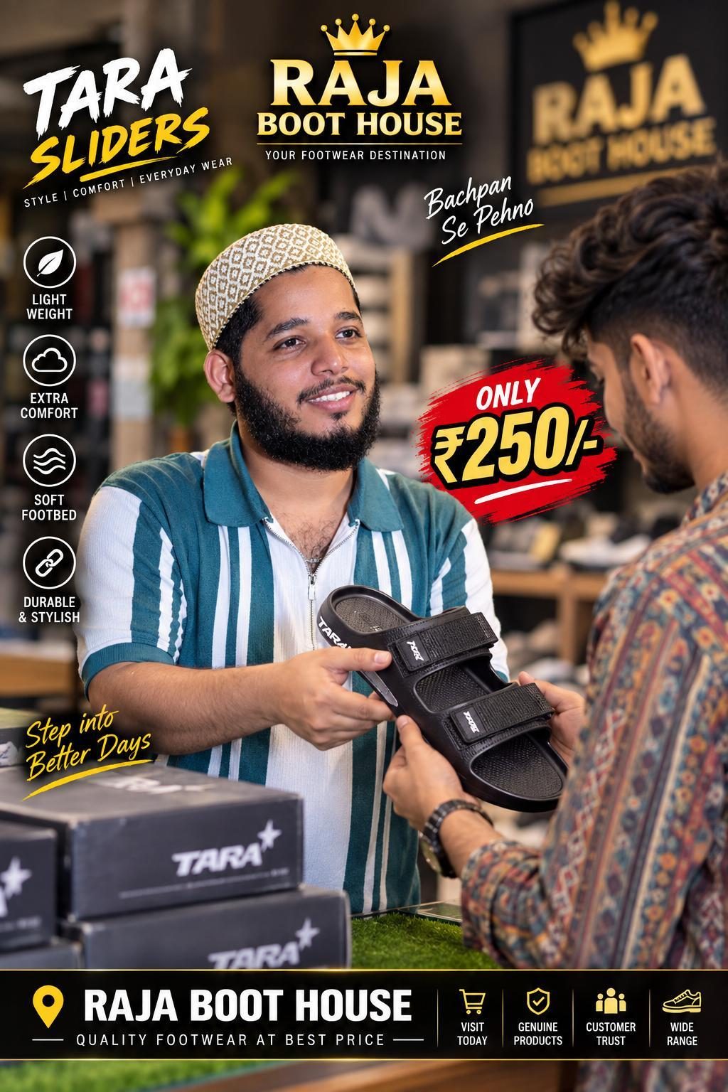 Raja Boot House offer poster
